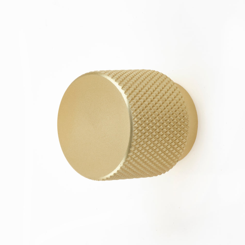 Knob  -  Precision 30mm Brushed Brass PK2