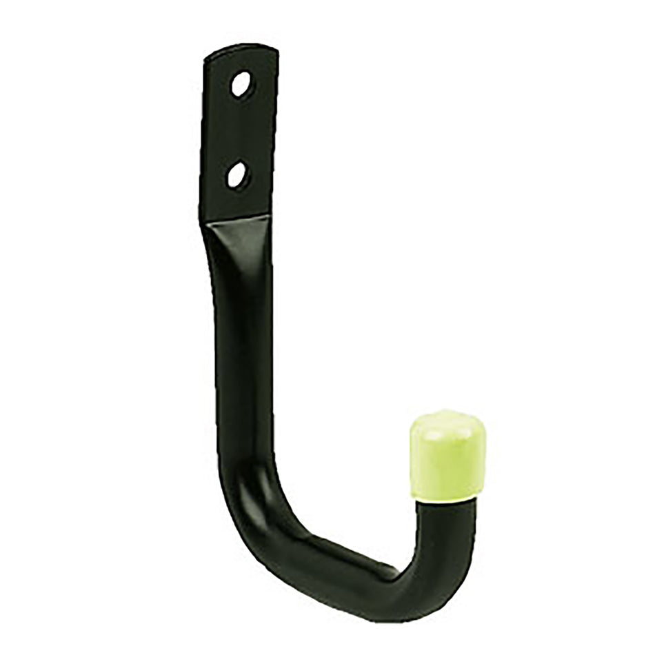 Universal Hook 7cm Black with Yellow End Caps PK1