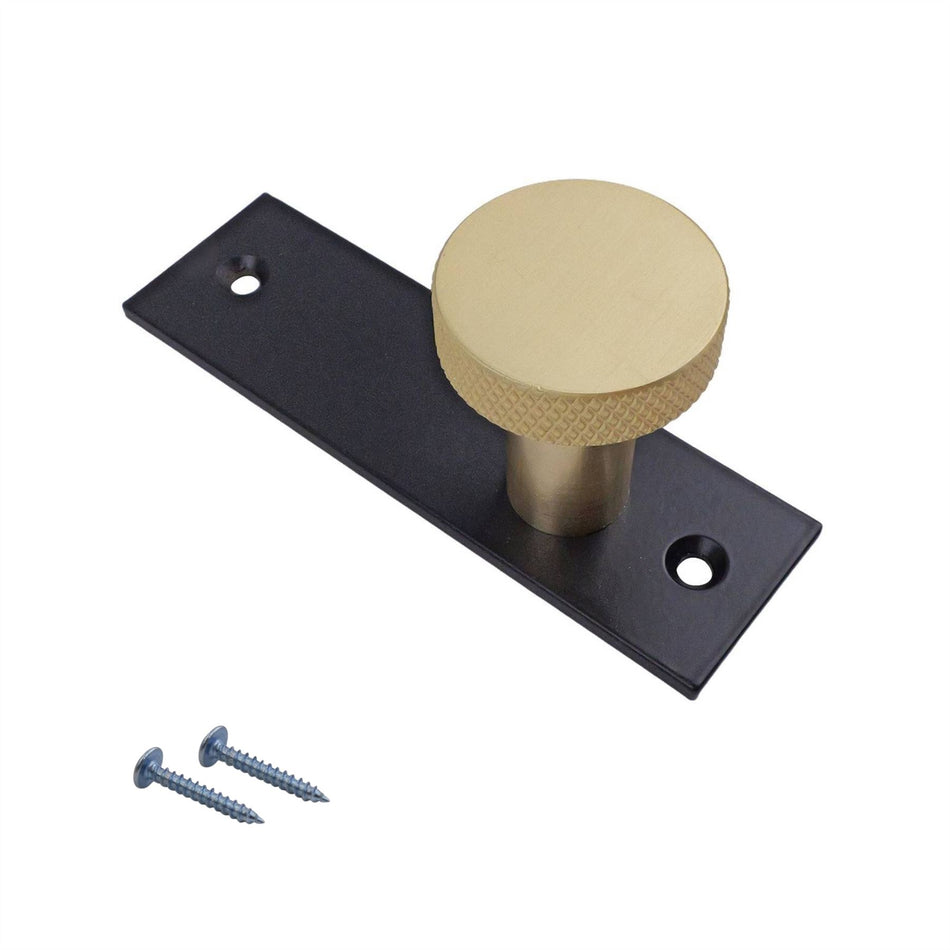 5 Pack Door Handle Hook Black Aluminium - Door Hanger Storage