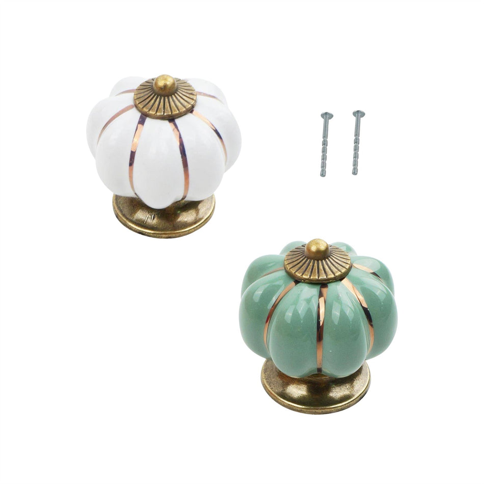 10 Pack Pumpkin Cabinet Door Knobs