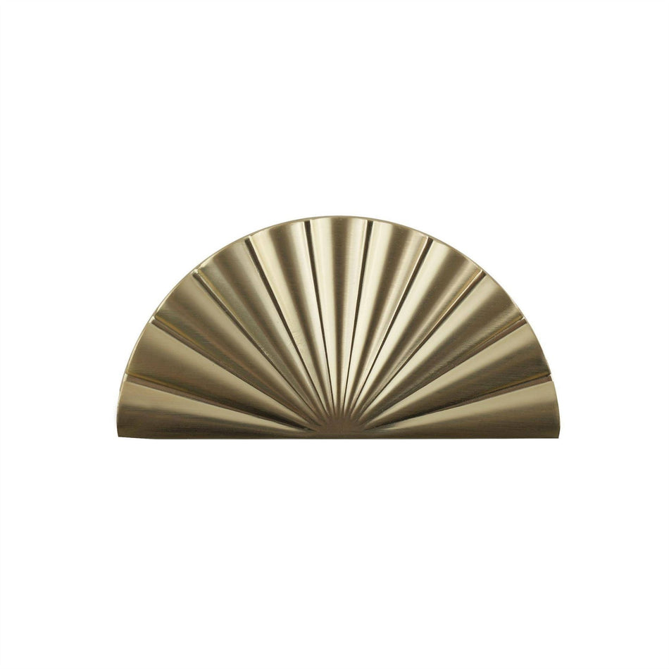 10 Pack Modern Chic Pull Handles 64mm Brushed Brass