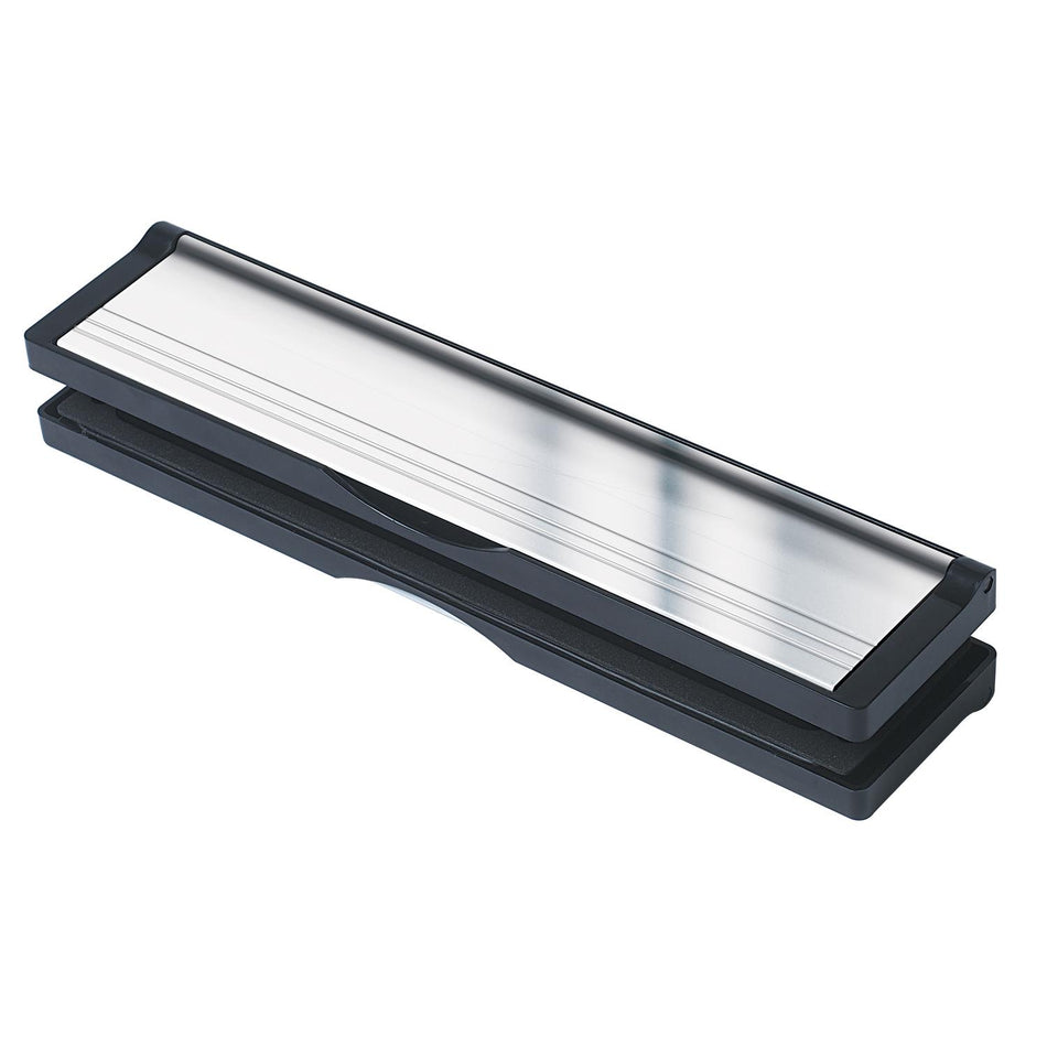 Letterplate - Postport 20-39mm 10" Black/SAA