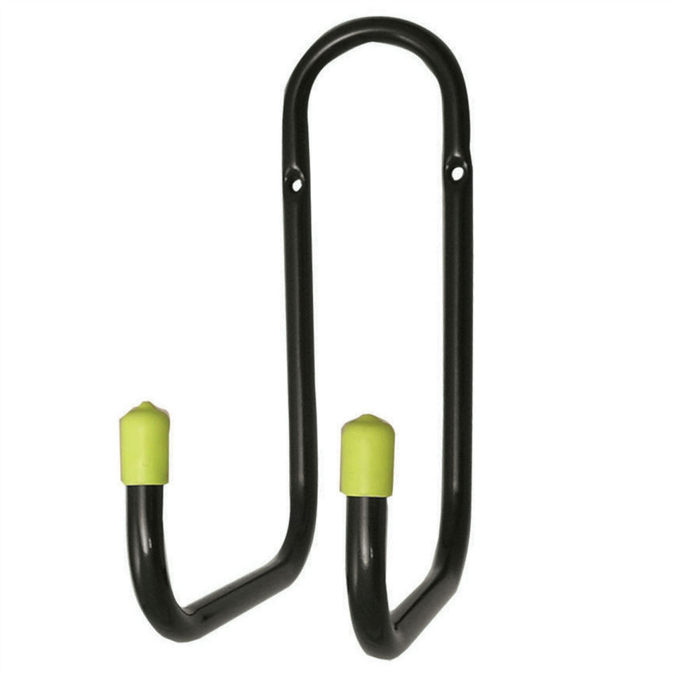 Utility Double Hook 16cm Black-Yellow End Caps PK1