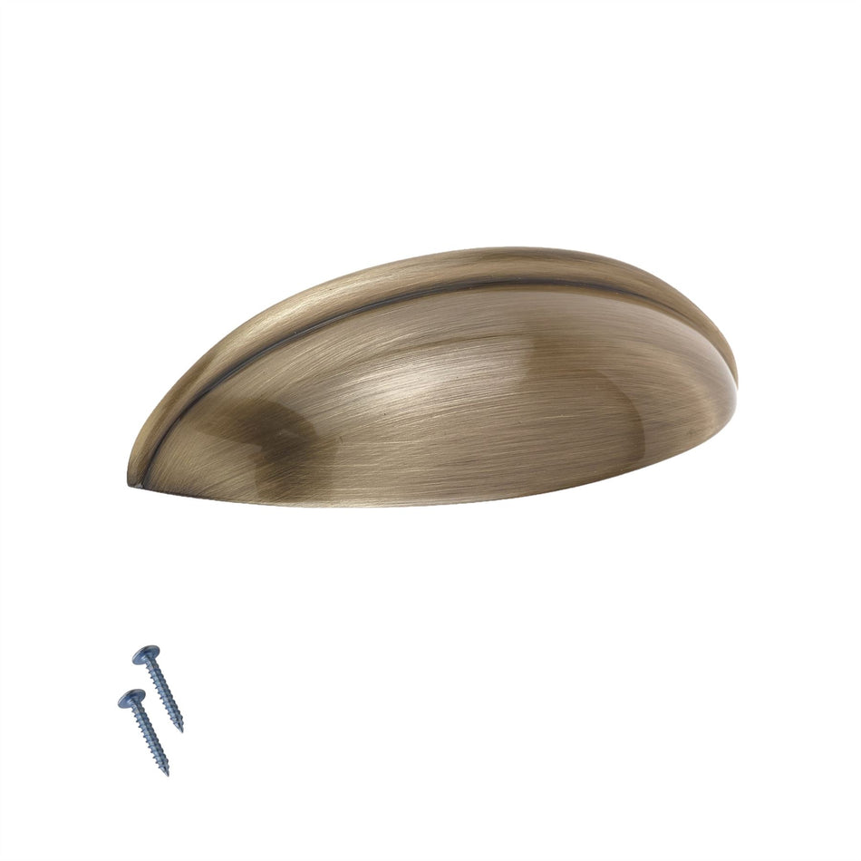 10 Pack Metal Shaker Handles 88mm - Zinc Alloy Drawer Pull Handles