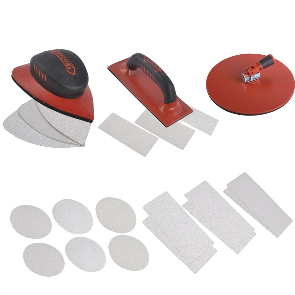 Sanding Tools & Sheets - Mouse, Hand & Pole Pads Drywall, Paint Ceilings