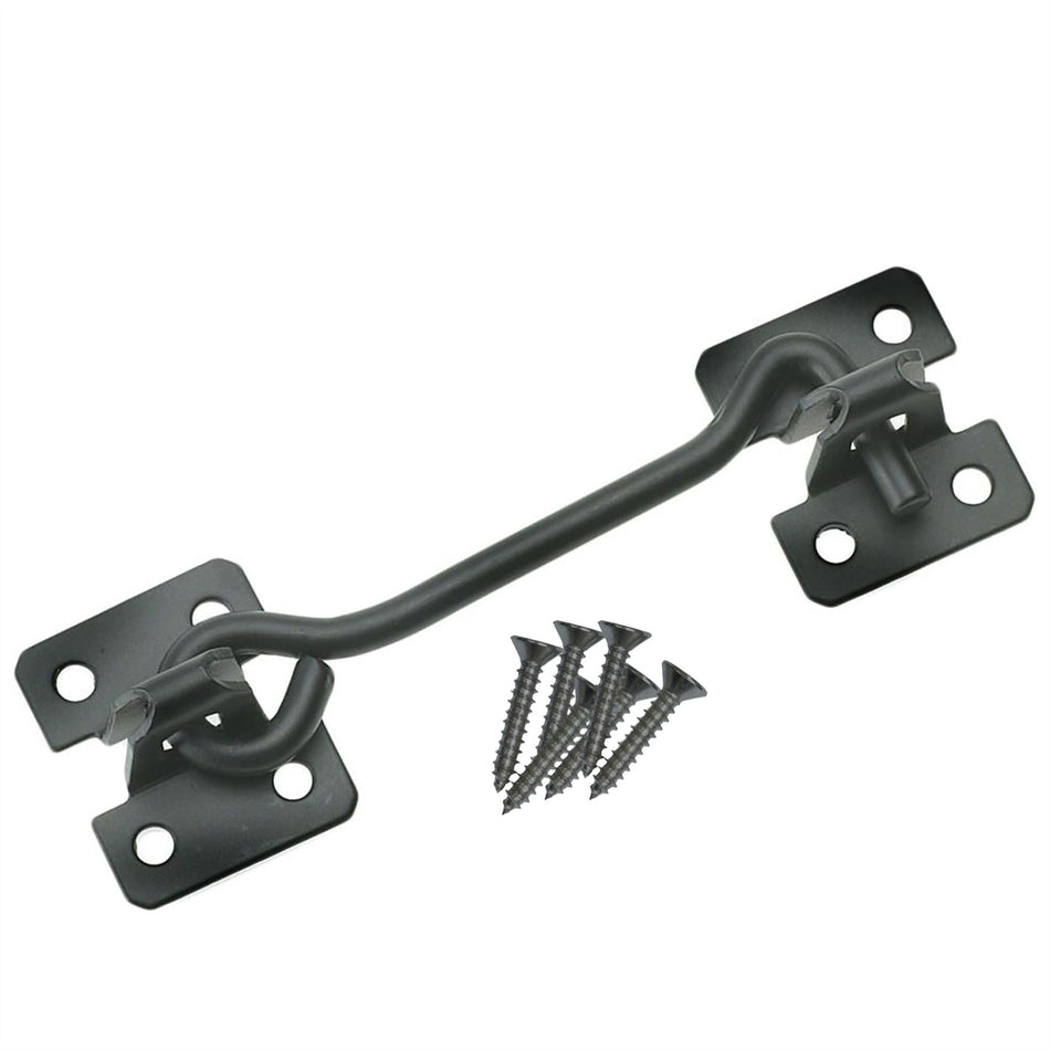 Wire Cabin Hook 100mm Black PK1