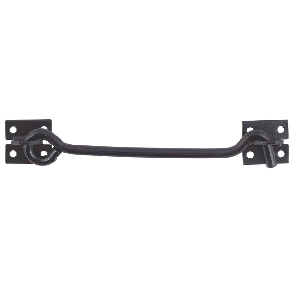 Wire Cabin Hook 200mm Black PK1