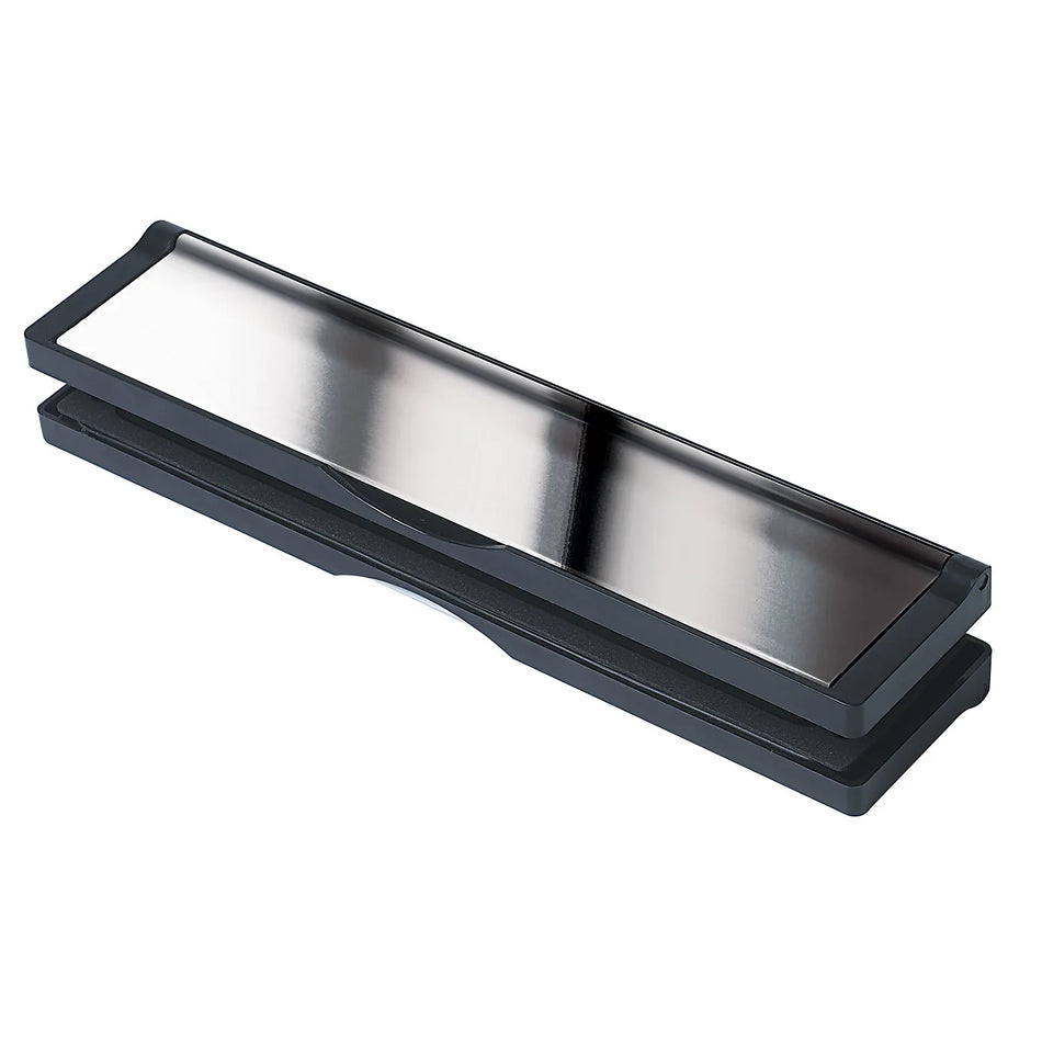 Letterplate  -  Postport 20-40mm 12" Black/P Silver